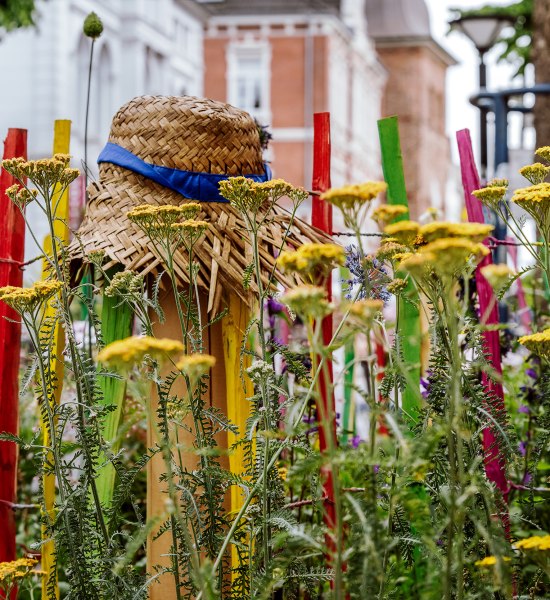 Winkelen tussen groene tuinen in Oldenburg